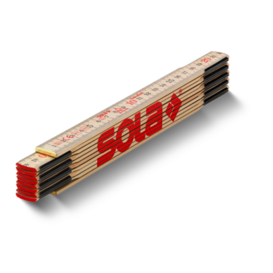 Sola H 2/10 Holz-Meterstab – beidseitig vollfarbig bedruckt mit Ihrem Logo, A-Nr.: SO-53010130 - 01