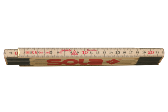 SOLA H 2.4/12 Holz-Meterstab, Nordische Glasbirke – beidseitig vollfarbig bedruckt mit Ihrem Logo, A-Nr.: SO-53010820 - 02