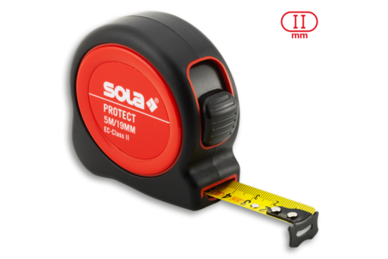 SOLA Protect PE3-Rollmeter – Etikett vollfarbig bedruckt mit Ihrem Logo, A-Nr.: SO-50550201 - 01