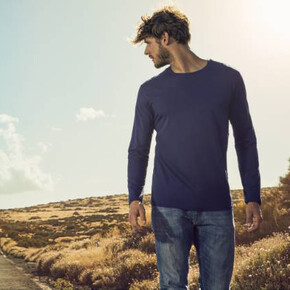 Herren T-Shirt langarm - Rundhals, A-Nr.: 40CC-1465 - 01 Herren T-Shirt langarm - Rundhals, A-Nr.: 40CC-1465 - 01