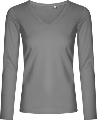 Damen T-Shirt langarm V-Neck, A-Nr.: 40CC-1560 - 07