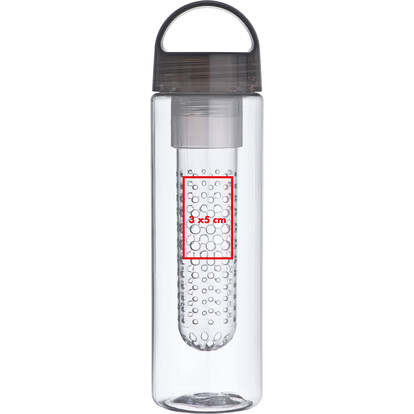 Infusertrinkflasche Toulon,anthrazit, A-Nr.: 000877 - 04
