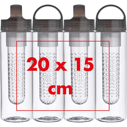 Infusertrinkflasche Toulon,anthrazit, A-Nr.: 000877 - 05
