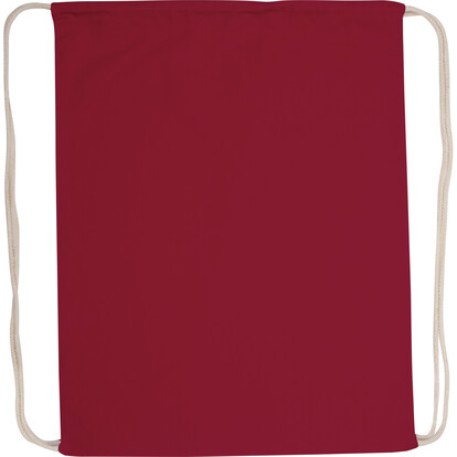 Baumwollgymbag Budapest,burgund, A-Nr.: 002402 - 02