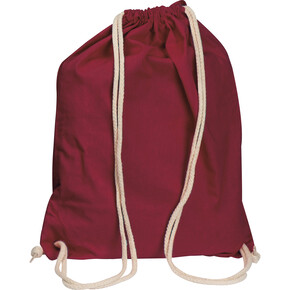 Baumwollgymbag Carlsbad,burgund, A-Nr.: 002602 - 01 Baumwollgymbag Carlsbad,burgund, A-Nr.: 002602 - 01