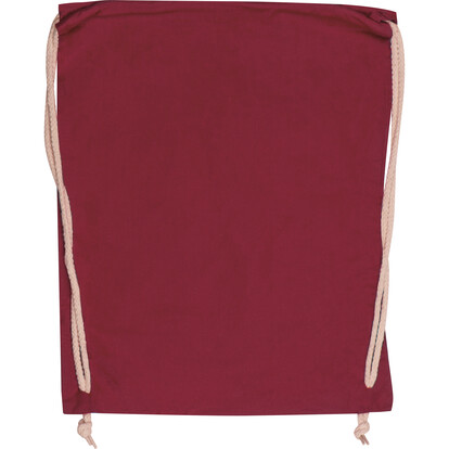 Baumwollgymbag Carlsbad,burgund, A-Nr.: 002602 - 02