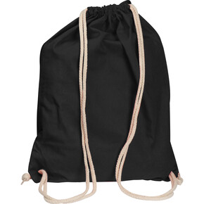 Baumwollgymbag Carlsbad,schwarz, A-Nr.: 002603 - 01 Baumwollgymbag Carlsbad,schwarz, A-Nr.: 002603 - 01