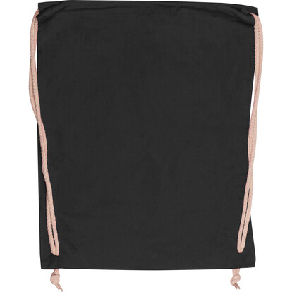 Baumwollgymbag Carlsbad,schwarz, A-Nr.: 002603 - 02