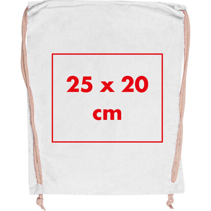 Baumwollgymbag Carlsbad,weiss, A-Nr.: 002606 - 04