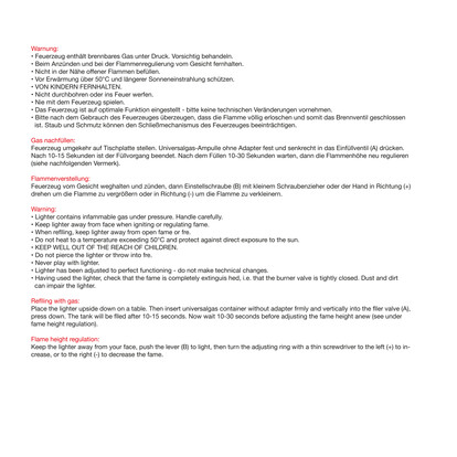 Flambierbrenner Pesaro, A-Nr.: 0045 - 03