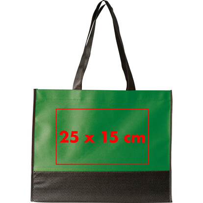 Non Woven Tasche Zagreb,grün, A-Nr.: 009409 - 02