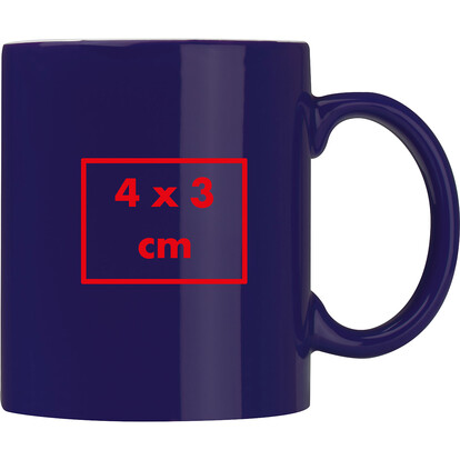 Keramiktasse Lissabon,blau, A-Nr.: 009504 - 02