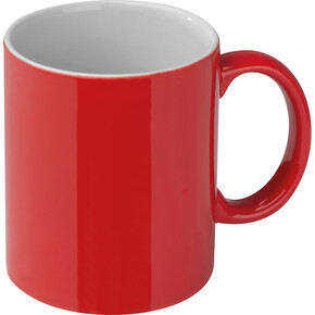 Keramiktasse Lissabon,rot, A-Nr.: 009505 - 01 Keramiktasse Lissabon,rot, A-Nr.: 009505 - 01