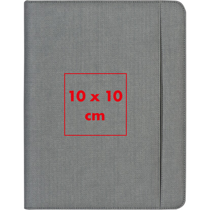 Schreibmappe mit Powerbank Elda,grau, A-Nr.: 012307 - 04