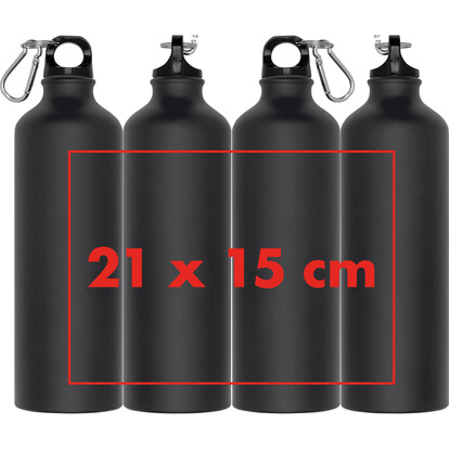 Trinkflasche Cranford,schwarz, A-Nr.: 019403 - 03