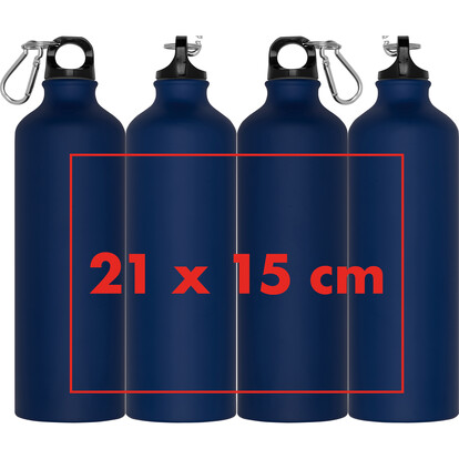 Trinkflasche Cranford,dunkelblau, A-Nr.: 019444 - 03