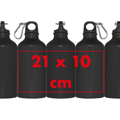 Trinkflasche La Roda,schwarz, A-Nr.: 019503 - 04