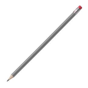 Bleistift mit Radiergummi Hickory,grau, A-Nr.: 039307 - 01 Bleistift mit Radiergummi Hickory,grau, A-Nr.: 039307 - 01