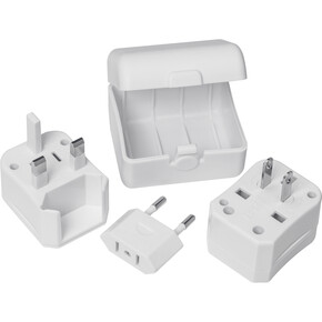 Reiseadapter Peru,weiss, A-Nr.: 039406 - 01 Reiseadapter Peru,weiss, A-Nr.: 039406 - 01