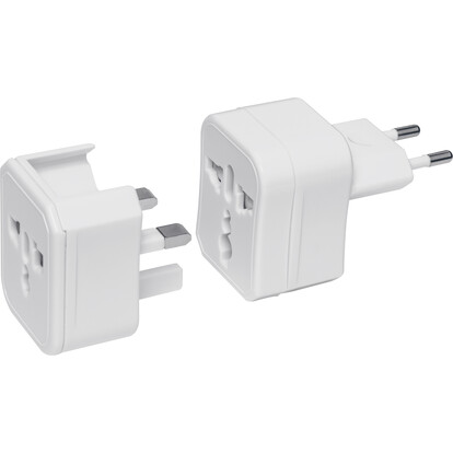 Reiseadapter Peru,weiss, A-Nr.: 039406 - 03