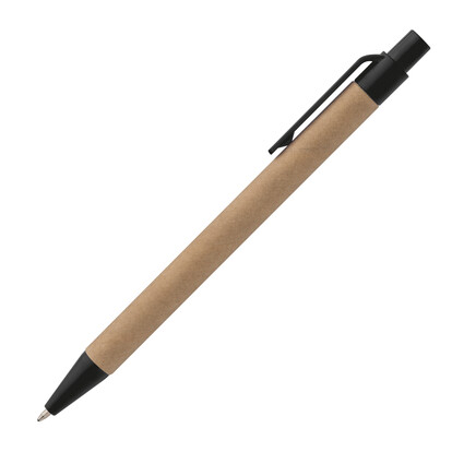 Papp Kugelschreiber Bristol,schwarz, A-Nr.: 039703 - 02