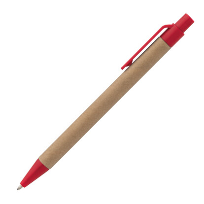 Papp Kugelschreiber Bristol,rot, A-Nr.: 039705 - 02
