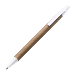 Papp Kugelschreiber Bristol,weiss, A-Nr.: 039706 - 01 Papp Kugelschreiber Bristol,weiss, A-Nr.: 039706 - 01