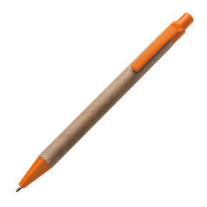 Papp Kugelschreiber Bristol,orange, A-Nr.: 039710 - 01 Papp Kugelschreiber Bristol,orange, A-Nr.: 039710 - 01