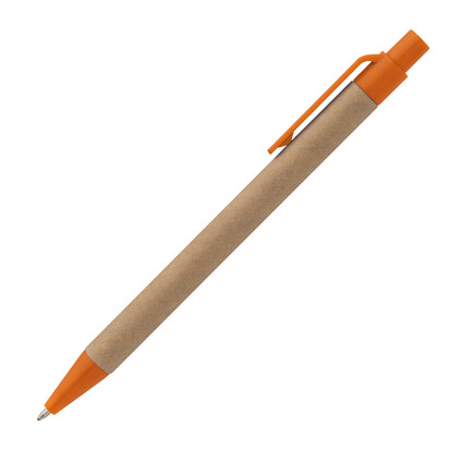 Papp Kugelschreiber Bristol,orange, A-Nr.: 039710 - 02