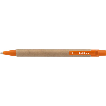 Papp Kugelschreiber Bristol,orange, A-Nr.: 039710 - 05
