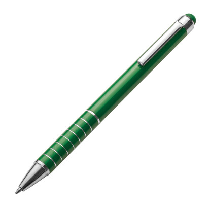 Metall Kugelschreiber mit Touch-Pen Luebo,grün, A-Nr.: 041809 - 01