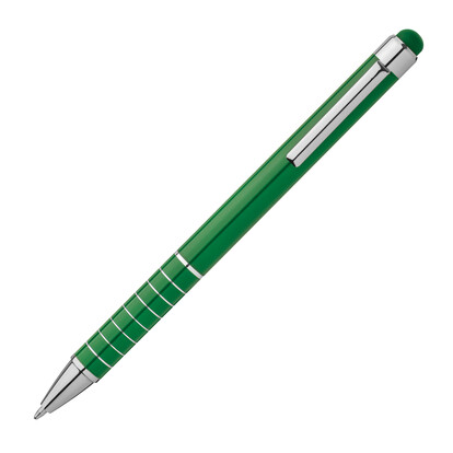 Metall Kugelschreiber mit Touch-Pen Luebo,grün, A-Nr.: 041809 - 03