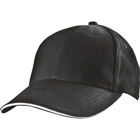 6 Panel Baseballcap San Francisco,schwarz, A-Nr.: 046603 - 01 6 Panel Baseballcap San Francisco,schwarz, A-Nr.: 046603 - 01