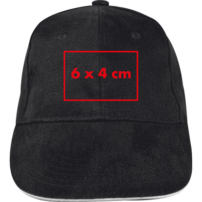 6 Panel Baseballcap San Francisco,schwarz, A-Nr.: 046603 - 04