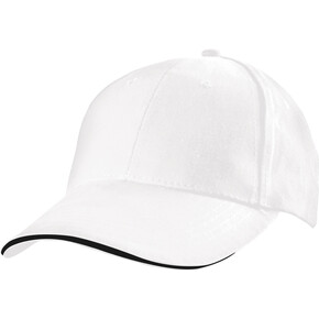 6 Panel Baseballcap San Francisco,weiss, A-Nr.: 046606 - 01 6 Panel Baseballcap San Francisco,weiss, A-Nr.: 046606 - 01