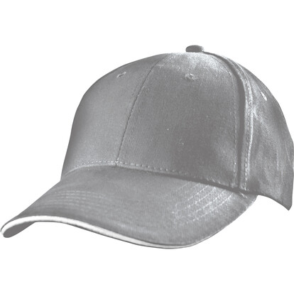 6 Panel Baseballcap San Francisco,grau, A-Nr.: 046607 - 01