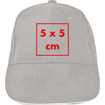 6 Panel Baseballcap San Francisco,grau, A-Nr.: 046607 - 05