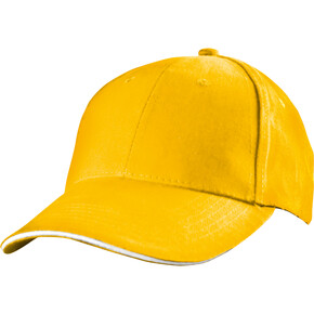 6 Panel Baseballcap San Francisco,gelb, A-Nr.: 046608 - 01 6 Panel Baseballcap San Francisco,gelb, A-Nr.: 046608 - 01