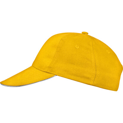 6 Panel Baseballcap San Francisco,gelb, A-Nr.: 046608 - 02