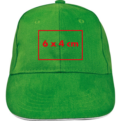 6 Panel Baseballcap San Francisco,grün, A-Nr.: 046609 - 04