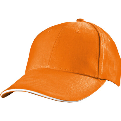 6 Panel Baseballcap San Francisco,orange, A-Nr.: 046610 - 01