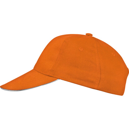 6 Panel Baseballcap San Francisco,orange, A-Nr.: 046610 - 02