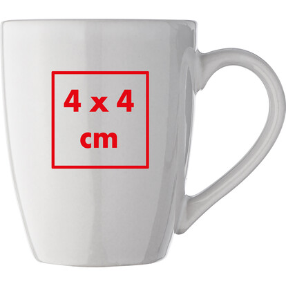 Keramiktasse Antwerpen,weiss, A-Nr.: 048106 - 02