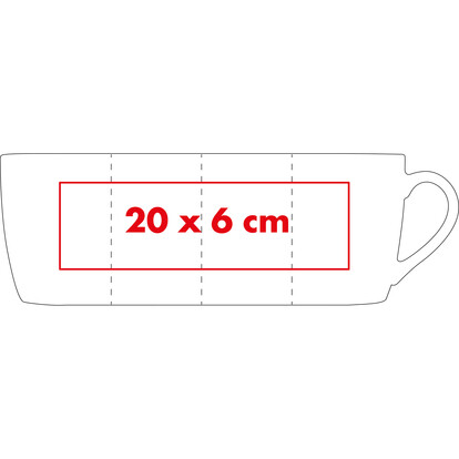 Keramiktasse Antwerpen,weiss, A-Nr.: 048106 - 03