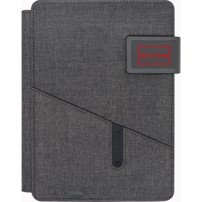 Powerbank Mappe Leno,schwarz, A-Nr.: 048603 - 04