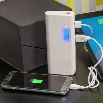 Powerbank 10.000mAh Stafford,weiss, A-Nr.: 051806 - 02