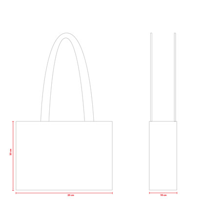 Non Woven Laminated Tasche Tahiti,mehrfarbig, A-Nr.: 0530mc - 02