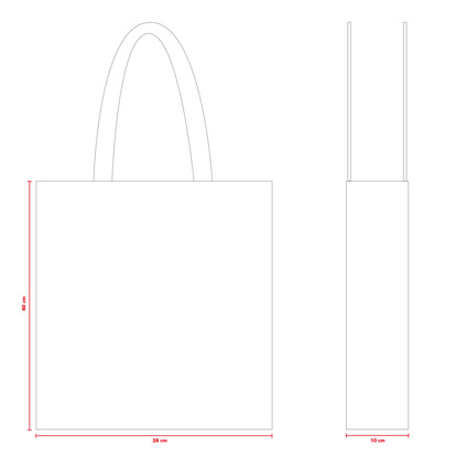 Non Woven Laminated Tasche Hurgada, A-Nr.: 0531 - 02 Non Woven Laminated Tasche Hurgada, A-Nr.: 0531 - 02