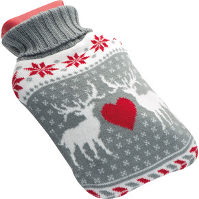 Weihnachtswärmflasche Dourados,grau, A-Nr.: 053807 - 01 Weihnachtswärmflasche Dourados,grau, A-Nr.: 053807 - 01