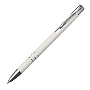 Metall Kugelschreiber New Jersey,weiss, A-Nr.: 055506 - 01 Metall Kugelschreiber New Jersey,weiss, A-Nr.: 055506 - 01